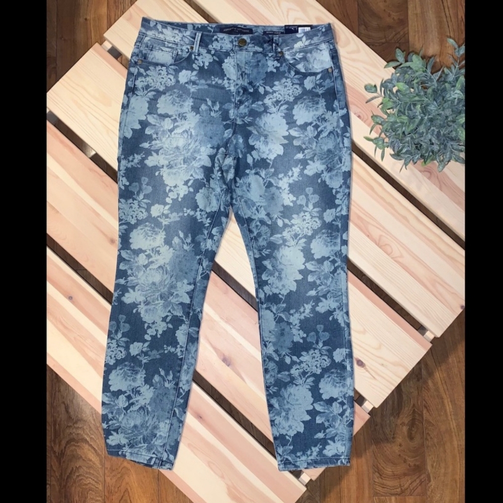 Floral Skinny Jeans